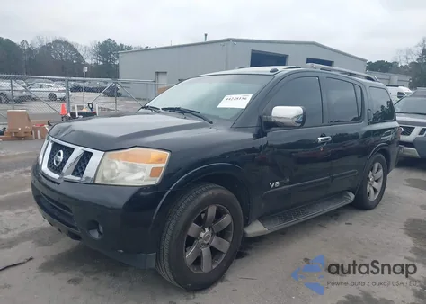 2008 Nissan Armada Le z USA, uszkodzony, nr VIN 5N1BA08DX8N601049